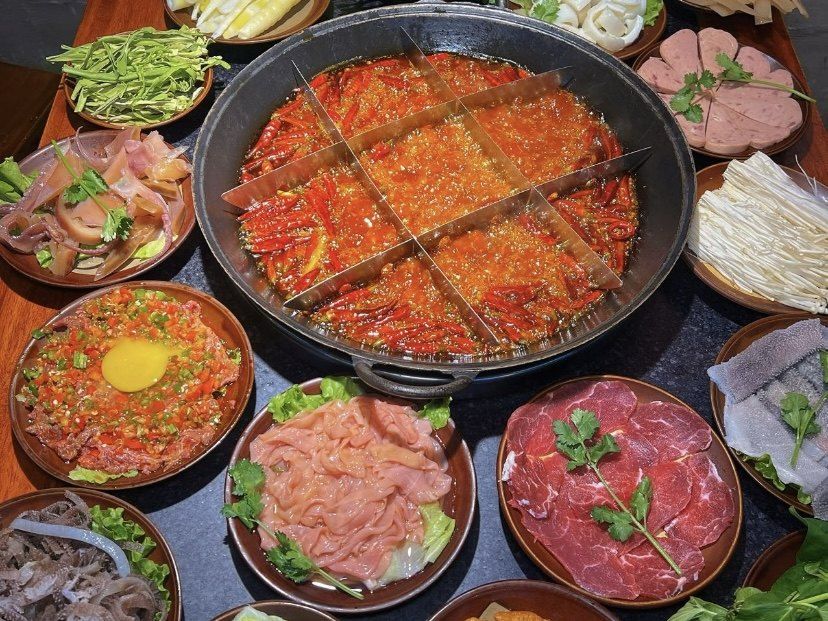 Chongqing hotpot with a view